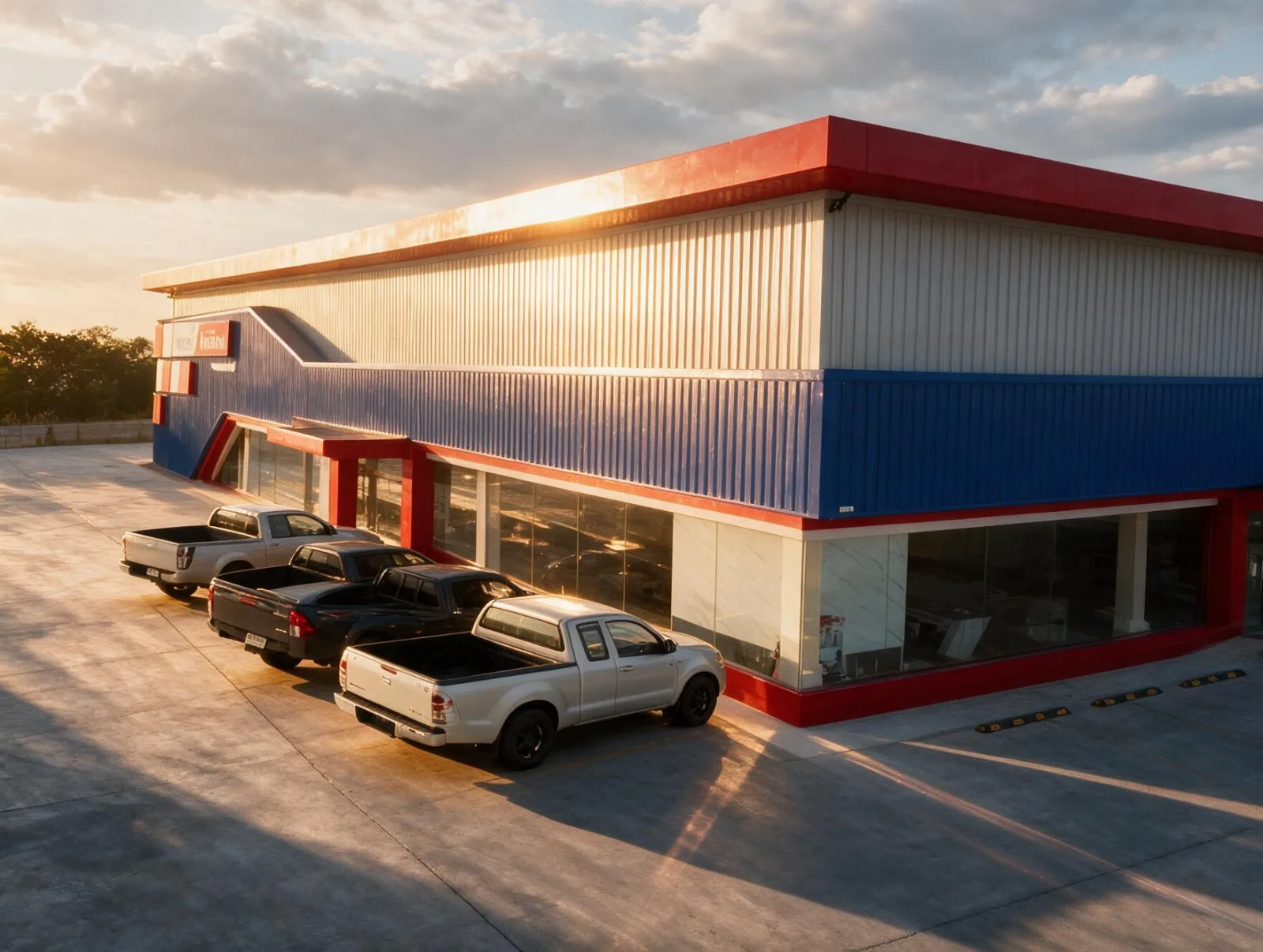 Showroom, Warehouse, and Staff Accommodation Construction